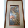 Image 3 : Franklin Mini Sun Bird & The Peony Tree Metallic Etching Art 14x20 w/ Bradford Exchange Tile Art 
