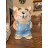 Image 3 : Vintage cookie jars, two bears and a cookie barrel from the 1950s