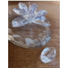 Image 6 : Triangular Glass Dish 4 T (Small Chip) and Sorelle Flower 5 T (Broken Petal Included)