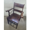 Image 1 : Vintage Wooden Arm Chair 24 W, 18 D, 35 T  