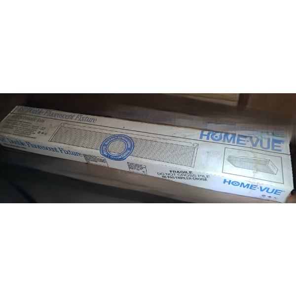 Home-Vue 48 " Double Fluorescent with Prigmatic Lens Light Fixture Still in Box