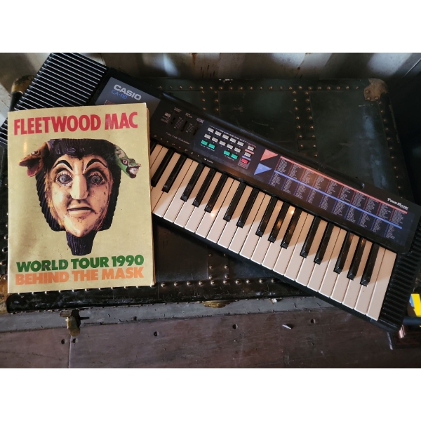 Keyboard and Fleetwood Mac World Tour Book