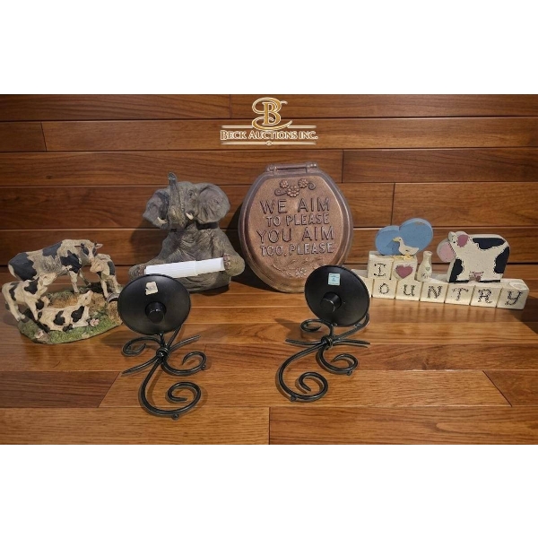 Decorative Home Accents and Metal Wall Sconces