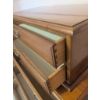 Image 6 : Hall Strathroy Solid Oak Tallboy Chest of Drawers with Brass Hardware