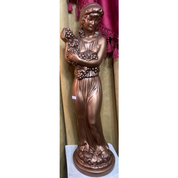 Bronze Coloured Garden Girl 27T