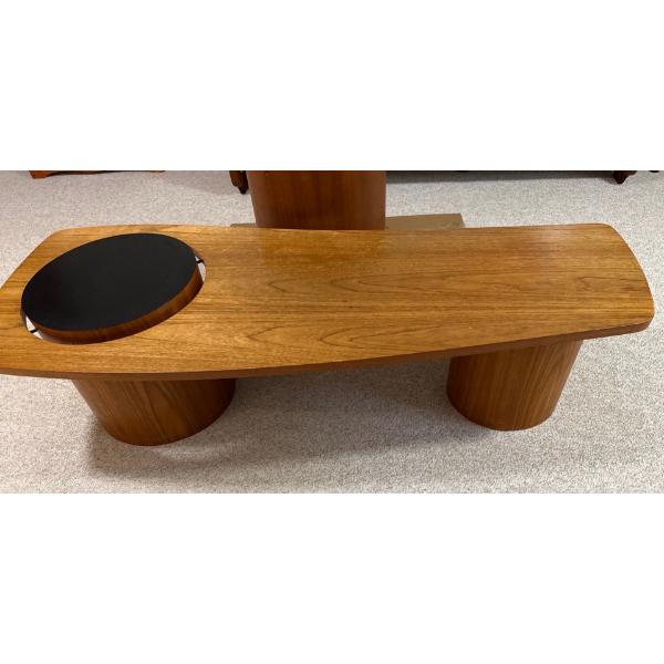 Mid Century Modern Teak Coffee Table, 60L