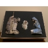 Image 8 : LLADRO Porcelain 'Birth of Jesus' 9T Nativity Religious Holiday (3 Count) 