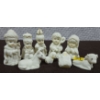 Image 1 : Snow Babies Nativity Scene Characters 9 Pieces
