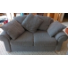 Image 1 : Striped Textile Sofa, 2 Seater, Advantage By Skylar Peppler -  70W, 37D, 30T 