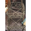 Image 4 : Metal Fruit Tower, Breakfast Tray, and Cast Iron Napkin Rings Set