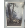 Image 3 : Numbered Print 1316/1500 "Guardians of the Den", Artist Daniel Smith, 32 X 43.5 Framed Under Glass
