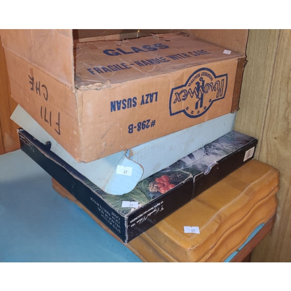 Silverware Storage Box, Serving Trays, Lazy Susan, 