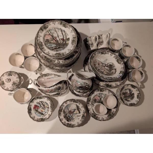Johnson Bros "The Friendly Village" Dinnerware Collection Made in England