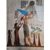 Image 1 : Reproduction Egyptian Papyrus Painting: 25 X 36