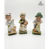 Image 1 : MR FARMER , Mr Barber , Mr Dentist. 3 VINTAGE Ceramic Musical Whiskey Decanters 