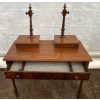 Image 2 : Antique Hardwood Writing Desk 41Wx20Dx34H (52H to top of spindles)