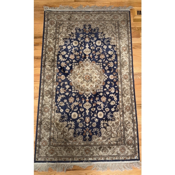 Antique Silk Carpet 36 x 62 