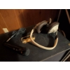 Image 10 : Vintage Realistic Audio System with Amplifier, Speakers, Mixer, Turntable, Mics, and Accessories