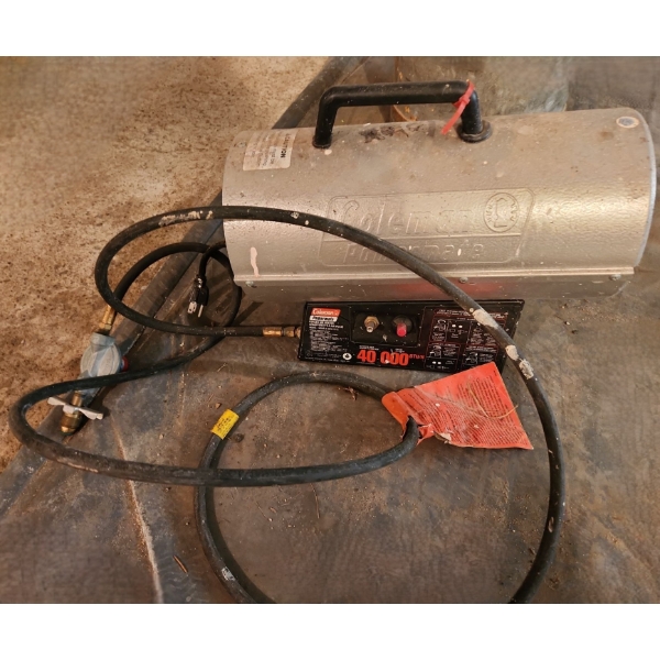 Coleman Forced Air Heater 5070-751C, 40 000 BTU