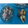 Image 2 : Terracotta Partylite Shelf Angel (Chip on Foot; 8T) & Various Angelic Decor  Hangables 