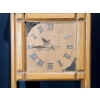 Image 2 : Handcrafted Wooden Wall Clock with Battery Operated Quartz Motor ( 15"W x 31"H)