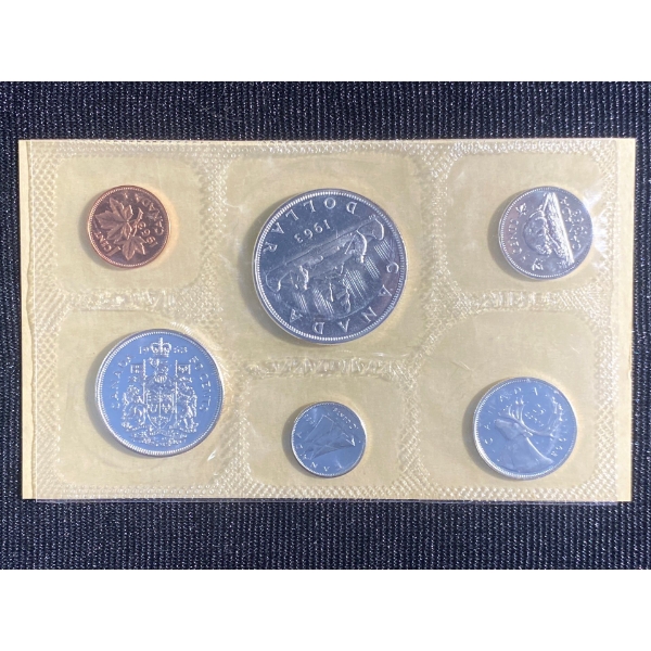 1963 Canadian Silver Uncirculated Coin Set
