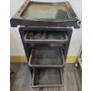 Image 8 : Stylist's Supplies - Chrome Rolling Rack 30L Barbour Booster Inserts & Large Basket of Capes 