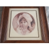 Image 3 : "Little Cowboy" and "Prairie Girl" by Vel Miller, Carved Wooden Head Sculpture and Wooden Level
