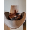 Image 7 : Two Bailey Cowboy Hats, Sizes 7 and 6 3/4 (Feathers on Size 7 Need to be Reattached), German Hat 