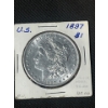 Image 1 : USA 1897 One Dollar Coin 