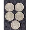 Image 12 : Canadian & American Silver Quarters