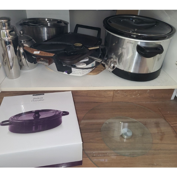 Hamilton Beach Crock Pot, Emulsion Blender, Griddle, Lazy Susan, and More!