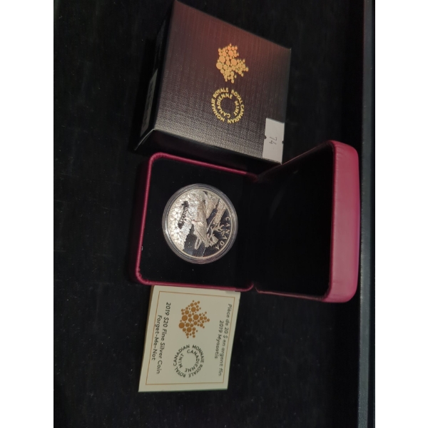 RCM 2019 Forget Me Not Fine Silver 99.99 Coin 31.39