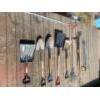 Lawn and Garden Tools, Shovels, Tree Trimmer, Weed Puller, Rake.