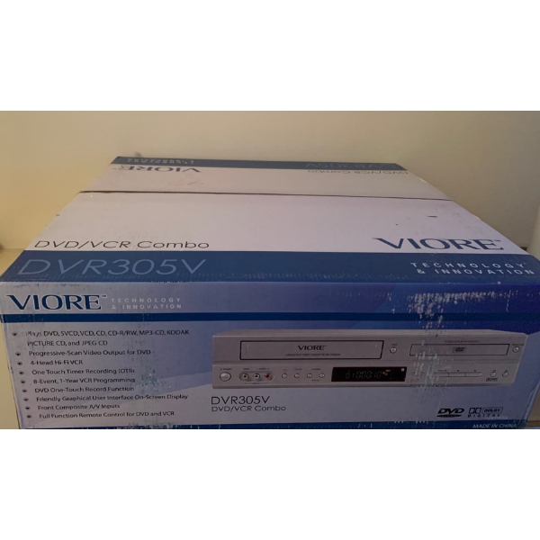 New VIORI - DVD VCR Combo Console Mo.DVR305V