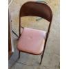 Image 5 : Retro Octagonal Cards Table w/ 3 Folding Chairs 31"x30"