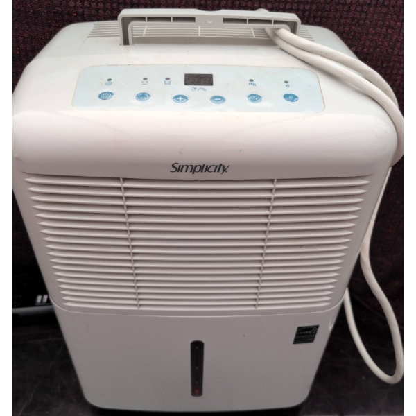 Simplicity Dehumidifier SDR307E With Digital Display and Noma 6-Outlet Power Bar