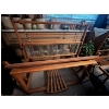Image 1 : 4-shaft, 22” Nilus Leclerc Medico table loom, that was “converted” to a floor loom. It is in amazing