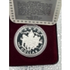 Image 2 : 1994 Canadian 25th Anniversary of the Last Dog Team Patrol Silver Dollar 25.175g 92.5% Silver