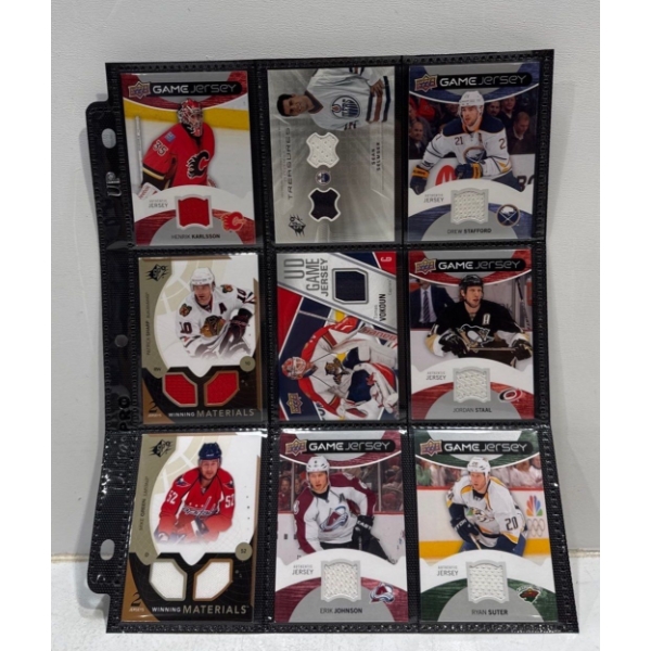 Binder Sleeve of NHL Cards - Various Years