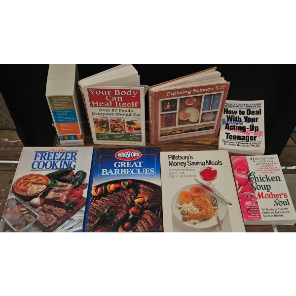 Cooking and Mothering Lot Book Collection