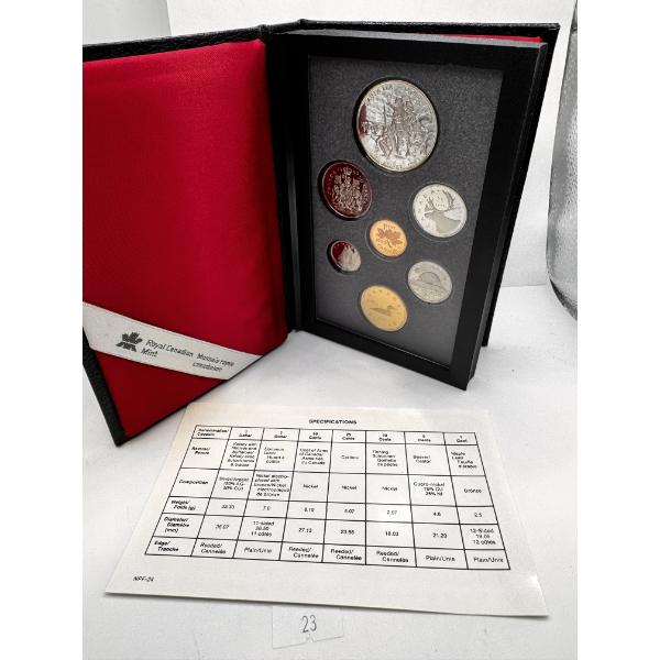 1990 Canada Specimen Double dollar set 