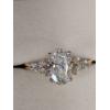 Image 10 : Engagement Ring Yellow Gold , 3.38G 1*203 CARAT CENTER DIAMOND , 6*0.42 CARAT DIAMONDS .