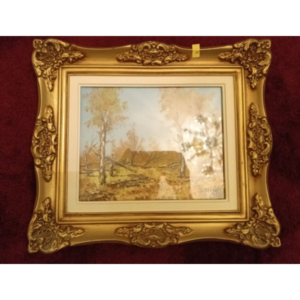 Lovely Forest Painting By: Denson - 15W, 13T 