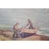 Image 4 : Painting of Bonaventure Island, Artist: Rita Mount, Framed Painting on Canvas 33.5 X 27