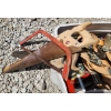Image 2 : Beige Bin of Hand Tools Incl: Hand Saws, Paste Spreaders, Wire Wheel Attachment and More!
