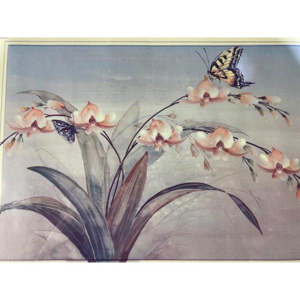 Butterflies Watercolor Print by J. Chenny (19.5" x 15.5" Before Frame)