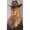 Image 1 : Cowboy Wood Carving 10 W, 17 T 