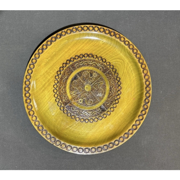 Decorative Boxes, Carvings, and Plate