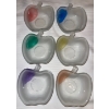 Image 2 : Multi Colored Apple Bowls w/ Decorative Blue Servingware Snow White Reganog & More